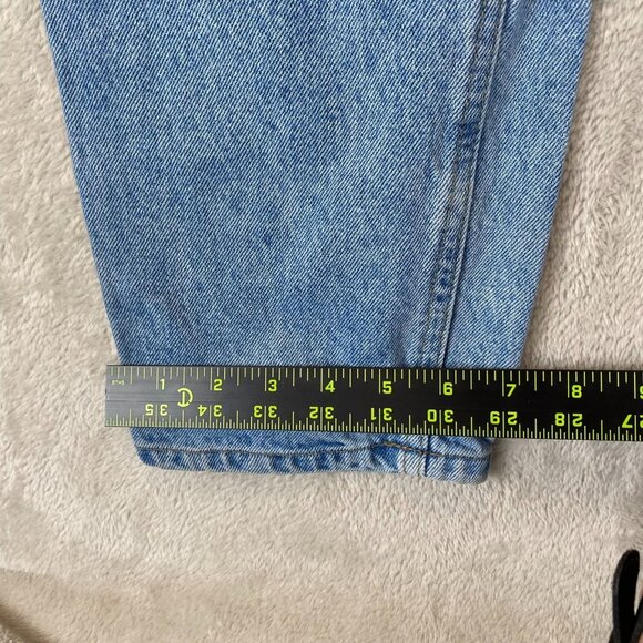 Bugle Boy Women's Jeans 8 Short  High-Waisted Light Blue Denim 100% Cotton - Picture 4 of 10